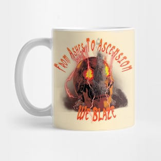 blazed skull Mug